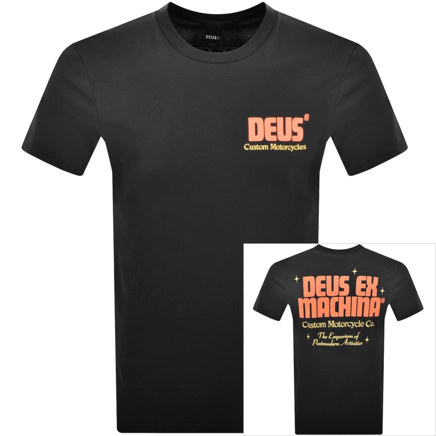 Deus Ex Machina Drop Down T Shirt Black | Mainline Menswear